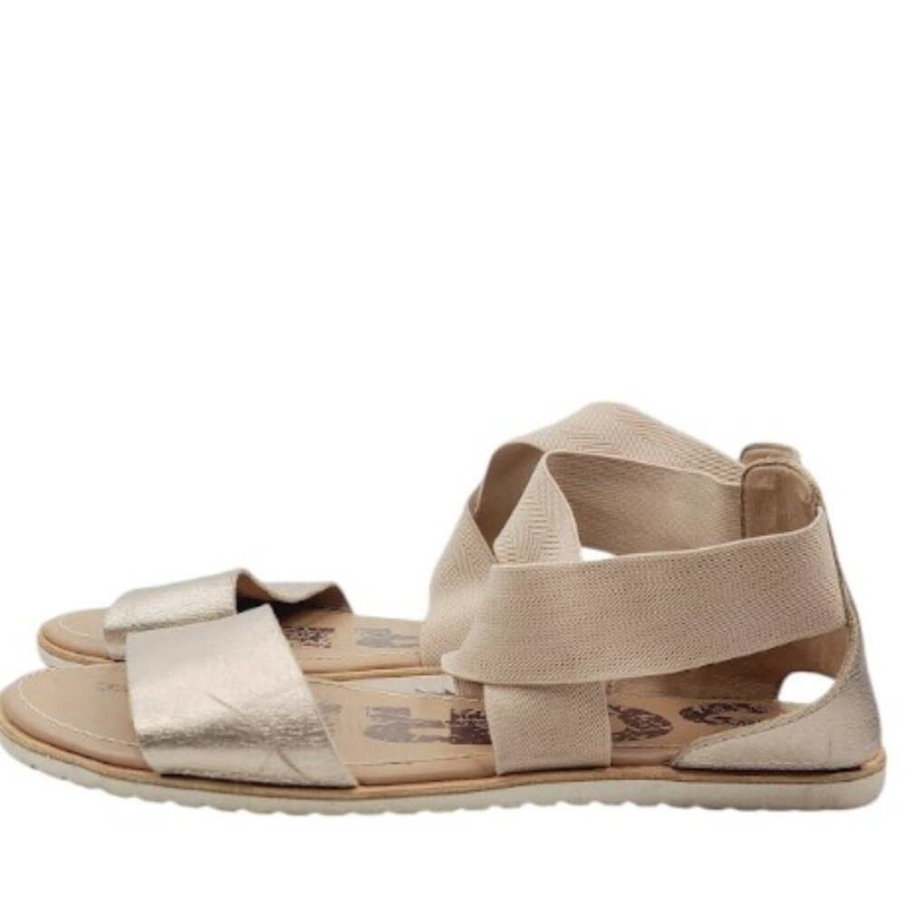 Sorel Women's Beige Ella II NL3202-204 Cross Strap Gladiator Sandal‎ Size 11